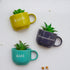 Kuch Khwaishein Aisi Cup Planter for Wall | Tamil Quote Cup Planters | - Ceramic Wall Decoration India - Buy Online - Free Shipping